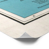  kaart van het Caribische Zee (1913) Poster (Hoek)