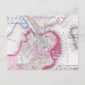  kaart van het centrum van Boston (1864) (Voorkant)