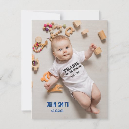 Kaart van het certificaat van kennisgeving van geb (Achterkant)