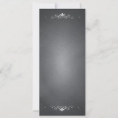 Kaart van het Chalkboard Wedding Reception Menu (Achterkant)