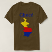 Kaart van het departement Choco T-shirt (Design voorkant)