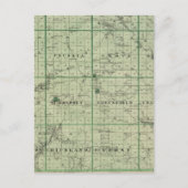 Kaart van het district Adair, staat Iowa (Voorkant)