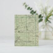 Kaart van het district Adair, staat Iowa (Staand voorkant)