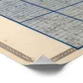 Kaart van het district Adams Poster (Hoek)