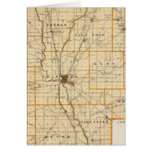 Kaart van het district Bartholomew