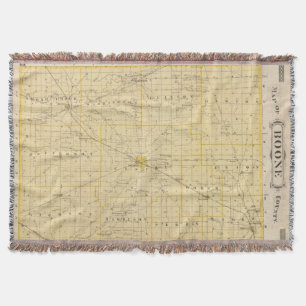 Kaart van het district Boone Deken