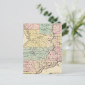 Kaart van het district Crawford, staat Wisconsin (Staand voorkant)