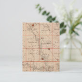 Kaart van het district Dallas, staat Iowa (Staand voorkant)