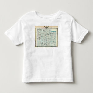 Kaart van het district Effingham Kinder Shirts