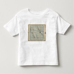Kaart van het district Floyd, staat Iowa Kinder Shirts