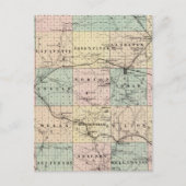 Kaart van het district Monroe, staat Wisconsin (Voorkant)