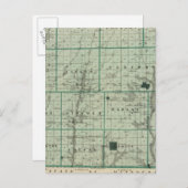 Kaart van het district Page, staat Iowa (Voorkant / Achterkant)