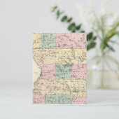 Kaart van het district Polk, staat Wisconsin (Staand voorkant)