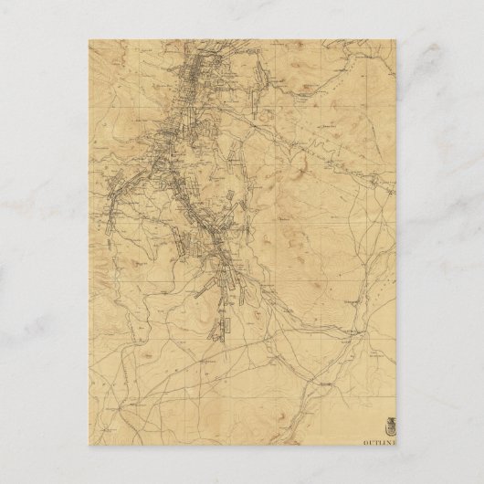 Kaart van het district Washoe, Nevada (Voorkant)