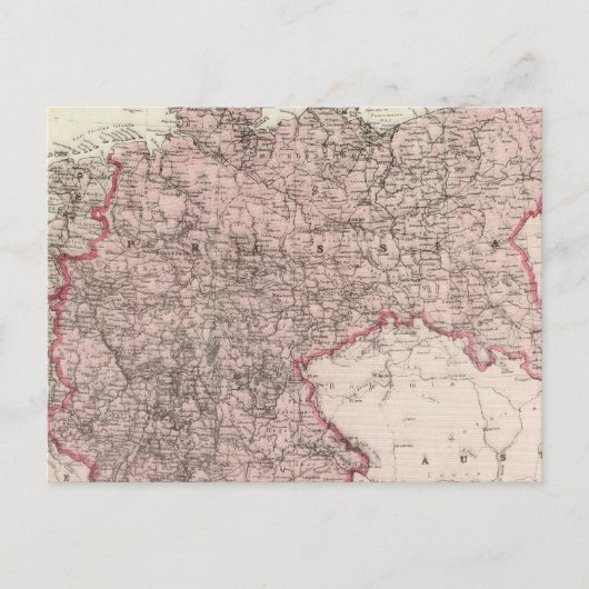 Kaart van het Duitse Rijk (Voorkant)