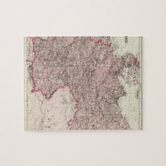 Kaart van het Duitse rijk Legpuzzel (Horizontaal)