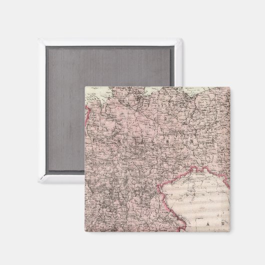 Kaart van het Duitse Rijk Magneet (Voorkant / Achterkant)