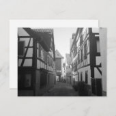 Kaart van het Duitse zwarte en witte dorp (Voorkant / Achterkant)