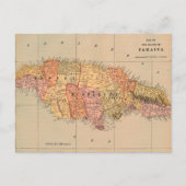 kaart van het eiland Jamaica (Voorkant)