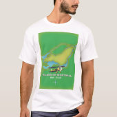 kaart van het eiland Montreal Canada T-shirt (Voorkant)