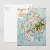 Kaart van het eiland Mount Desert, Maine (1917) (Voorkant / Achterkant)