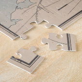 kaart van het eiland Providence Rhode (1901) Legpuzzel (Zijkant)