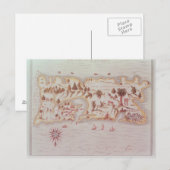 Kaart van het eiland Puerto Rico, 1599 (Voorkant / Achterkant)