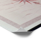 Kaart van het eiland Puerto Rico, 1599 Poster (Hoek)