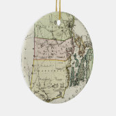  kaart van het eiland Rhode (1797) Keramisch Ornament (Rechts)