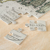 kaart van het eiland Rhode (1797) Legpuzzel (Zijkant)