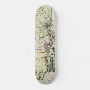 kaart van het eiland Rhode (1797) Persoonlijk Skateboard