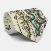 kaart van het eiland Rhode (1797) Stropdas (Opgerold)