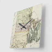  kaart van het eiland Rhode (1797) Vierkante Klok (Hoek)