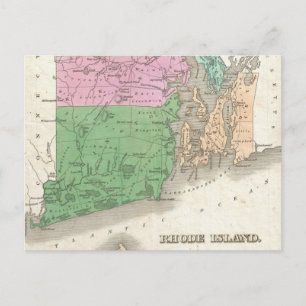 kaart van het eiland Rhode (1827)