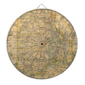  kaart van het eiland Rhode (1875) Dartbord (Voorkant)
