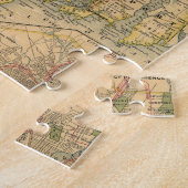 kaart van het eiland Rhode (1875) Legpuzzel (Zijkant)