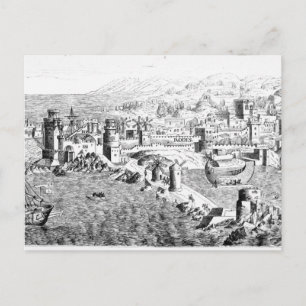 Kaart van het eiland Rhodes