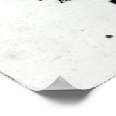 Kaart van het eiland South Pacific, 1800 Poster (Hoek)