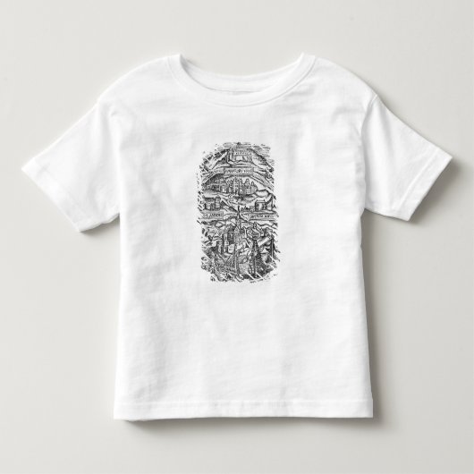 Kaart van het eiland Utopia, Boekarchitectuur Kinder Shirts (Voorkant)