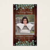 Kaart van het eucalyptusgebed (Voorkant)