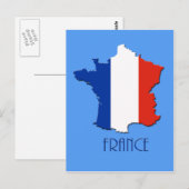 Kaart van het Franse briefkaart (Voorkant / Achterkant)