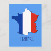 Kaart van het Franse briefkaart (Voorkant)