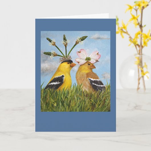 Kaart van het Garden Wedding (Gele Bloem)