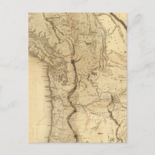 Kaart van het gebied Oregon (Voorkant)