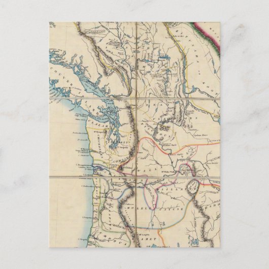 Kaart van het gebied Oregon 2 (Voorkant)