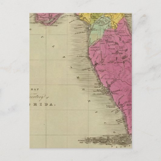 Kaart van het Gebied van Florida (Voorkant)