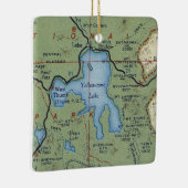 kaart van het geelsteenmeer keramisch ornament (Rechts)