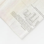  kaart van het geluid van Mississippi (1866) Fleece Deken (Hoek)