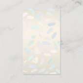 kaart van het gezichtsveld van de hedendaagse vrou visitekaartje (Achterkant)