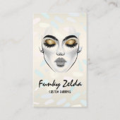 kaart van het gezichtsveld van de hedendaagse vrou visitekaartje (Voorkant)